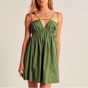 Abercrombie Green Strappy Sundress